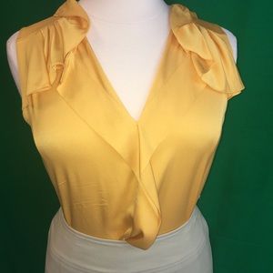 Large Elie Tahari Silk Sleeveless Blouse
